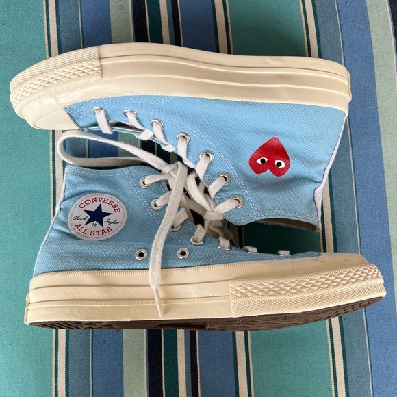 🍒💣 Converse Chuck 70 comme des garcons platform high tops - Picture 8 of 15